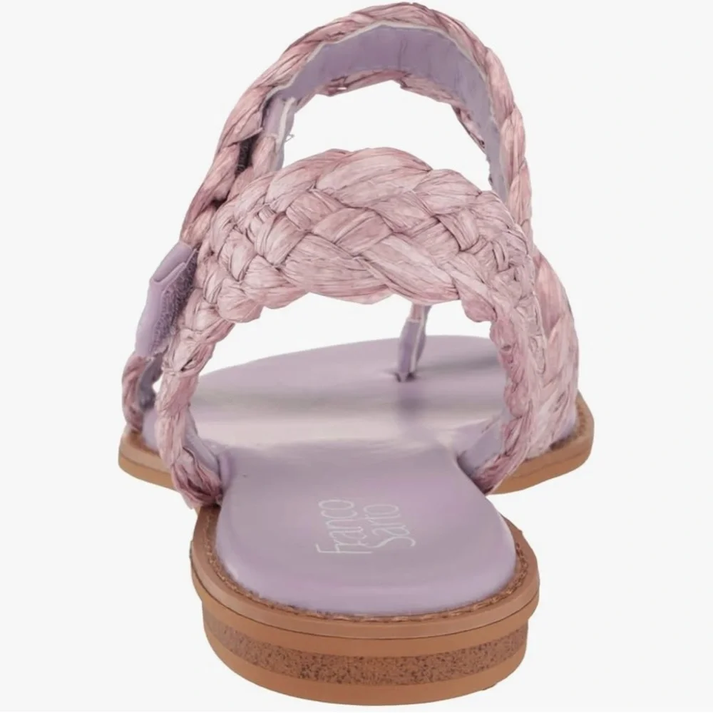 Franco Sarto Braided Lavender Sandals - Picture 4 of 8
